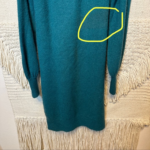 J. CREW green Supersoft turtleneck wool-alpaca sweater dress S - Picture 11 of 12